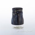 1000 ml und 200 ml Spürtankspeicherflasche Mattdruck Black Food Grade Küchenlagerglas Kanister